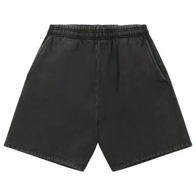 Pre-owned Entire Studios Standard Sweatshort 'washed Black' | Men's Size L