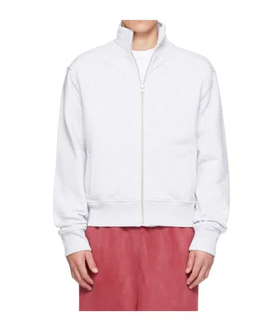 Entire Studios Stand-collar Zip-up Sweatshirt In Blue
