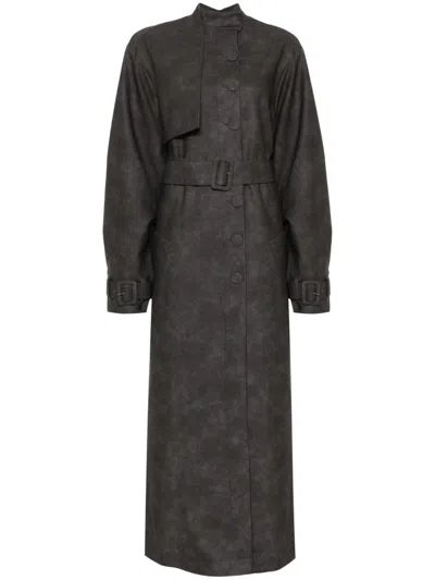 Entire Studios Storm Coat In Grau
