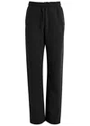 Entire Studios Straight-leg Cotton Sweatpants In Black