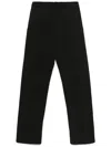 Entire Studios Black Straight-leg Sweatpants In Black
