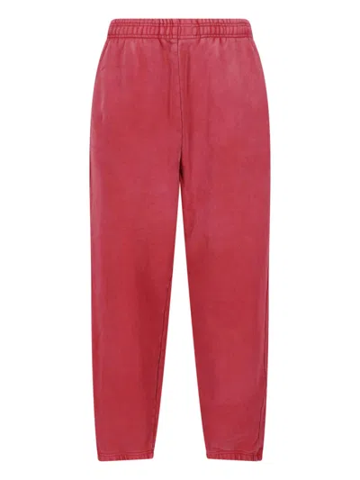 Entire Studios Cotton Straight Sweatpants In Pink