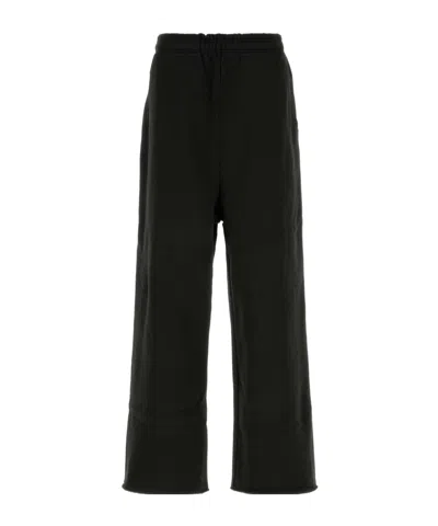 Entire Studios Straight-leg Athletic Pants With An Elastic Waist In Black