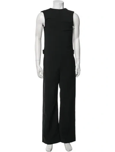 Pre-owned Entire Studios Straight-leg Jeans In Black