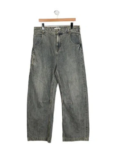 Pre-owned Entire Studios Straight-leg Jeans In Blue