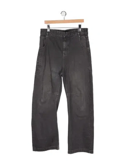 Pre-owned Entire Studios Straight-leg Jeans In Gray