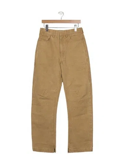 Pre-owned Entire Studios Straight-leg Jeans In Neutral