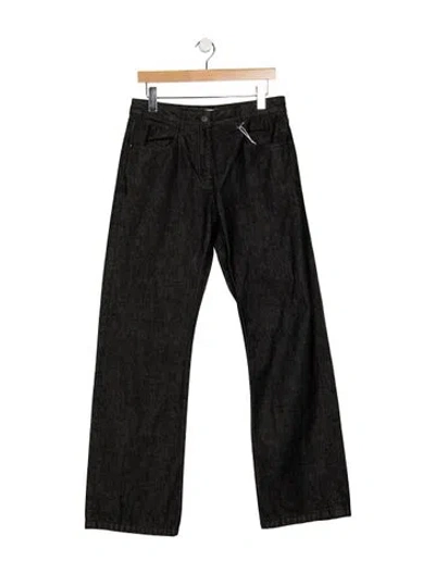 Pre-owned Entire Studios Straight-leg Jeans W/ Tags In Black
