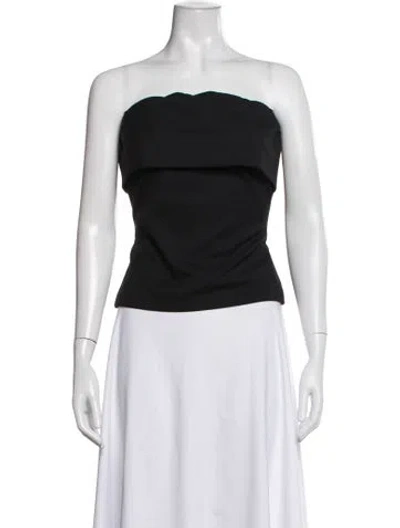 Pre-owned Entire Studios Strapless Top W/ Tags In Black