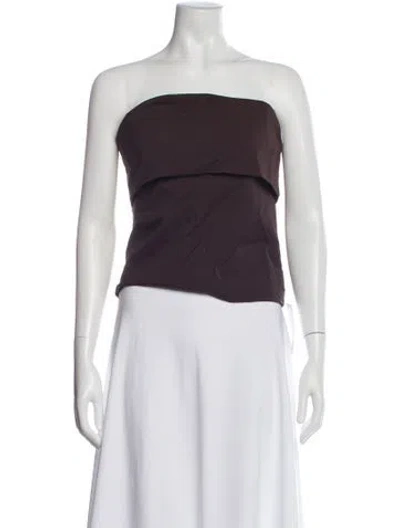 Pre-owned Entire Studios Strapless Top W/ Tags In Purple