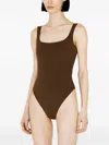 Entire Studios Stretch-design Bodysuit In Brown