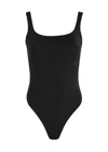 Entire Studios Stretch-nylon Bodysuit In Black