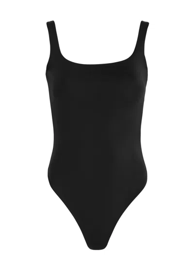Entire Studios Stretch-nylon Bodysuit In Black