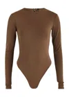 Entire Studios Long-sleeved Bodysuit In Brown