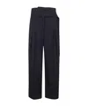 Entire Studios Stripe Trousers In Black