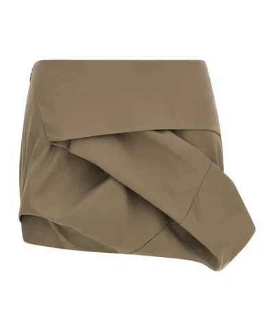 ENTIRE STUDIOS ENTIRE STUDIOS STRUCTURED DRAPED MINI SKIRT