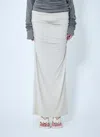 Entire Studios Surge Maxi Skirt In Grey