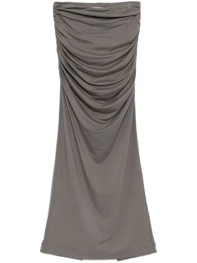 Entire Studios Surge Skirt In Grey