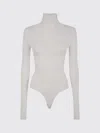 Entire Studios Turtleneck Long-sleeve Bodysuit In White