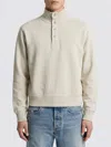 Entire Studios Button Mock-neck Sweater In White
