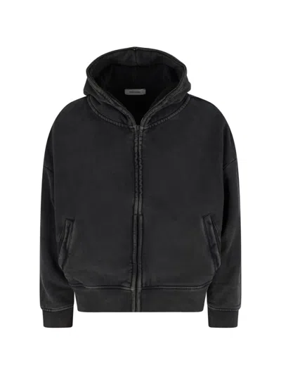 Entire Studios Eternal Zip Hoodie In Black
