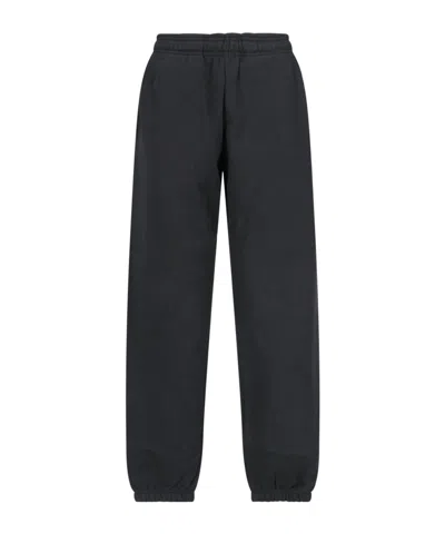 Entire Studios Heavy Cotton Sweatpants In Black
