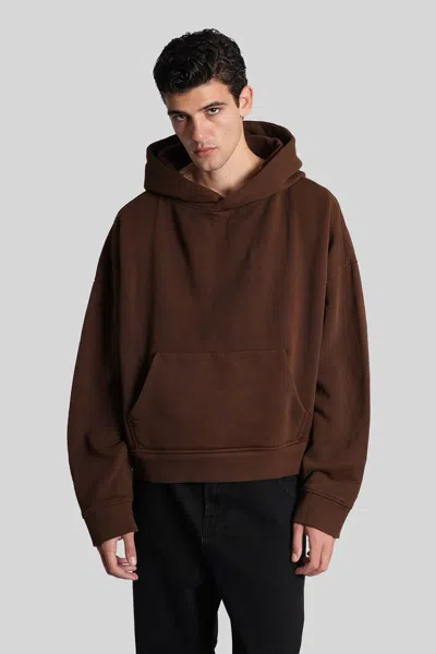 Entire Studios Sweatshirt In Brown Cotton
