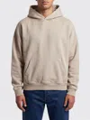 Entire Studios Hooded Sweatshirt Kangaroo Pocket Ribbed Cuffs Hem In Neutral