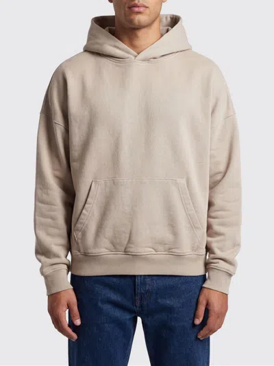 Entire Studios Hooded Sweatshirt Kangaroo Pocket Ribbed Cuffs Hem In Neutral