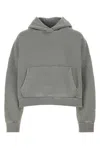Entire Studios Grey Cotton Oversize Sweatshirt In Gray
