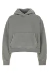 Entire Studios Grey Cotton Oversize Sweatshirt In Gray