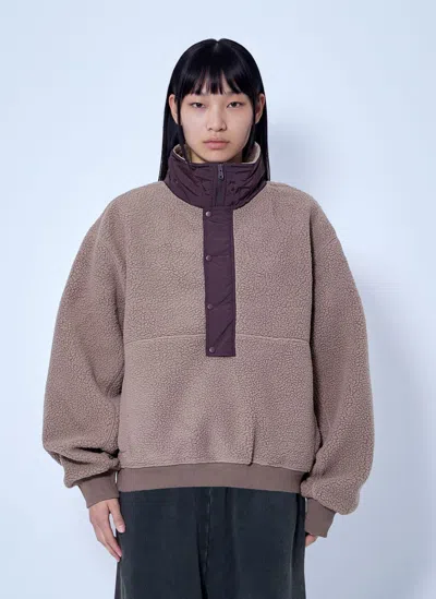ENTIRE STUDIOS SYSTEM HALF ZIP FLEECE