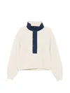 Entire Studios System Half-zip Fleece Sweatshirt In Neutral