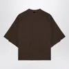 Entire Studios Essential Oversized Jersey T-shirt In Brown