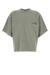 Entire Studios Dove Grey Cotton Oversize T-shirt In Grey