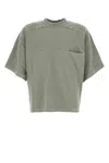 Entire Studios Dove Grey Cotton Oversize T-shirt In Grey