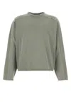 Entire Studios Dove Grey Cotton Oversize T-shirt In Grey