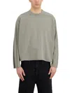 Entire Studios T-shirt Heavy Ls Tee Rhino In Gray