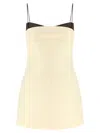 Entire Studios Adjustable-strap Panel Mini Dress In Neutral