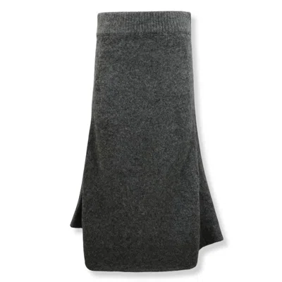 Entire Studios Tailored Midi Skirt In Black