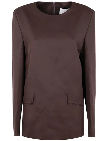 Entire Studios "tailored" Top In Brown