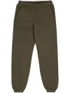 Entire Studios Tapered Organic Cotton Track Pants In Green