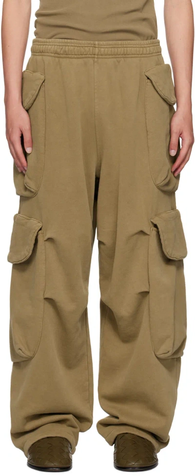 Entire Studios Heavy Gocar Cotton Cargo Pants In Cork