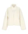 Entire Studios Teddy-effect Zip Jacket In Neutral
