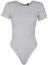Entire Studios Tee Bodysuit - Nylon Spandex In Ri Rice