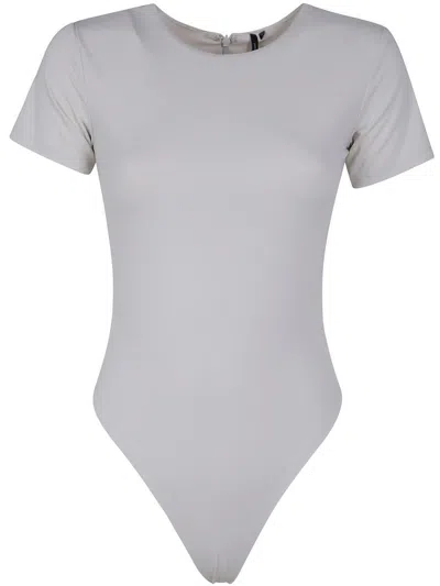 Entire Studios Tee Bodysuit - Nylon Spandex Clothing In White