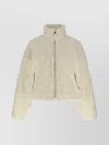 Entire Studios Textured High Neck Down Jacket In Neutral