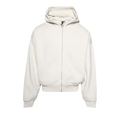 Pre-owned Entire Studios Thermal Hood 'rice' | White | Men's Size S