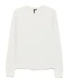 Entire Studios Thermal Sweatshirt In White