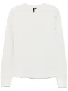 Entire Studios Thermal Sweatshirt In White